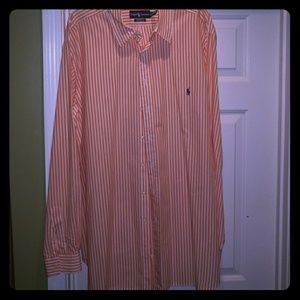 Never worn.  Long sleeve button down casual shirt